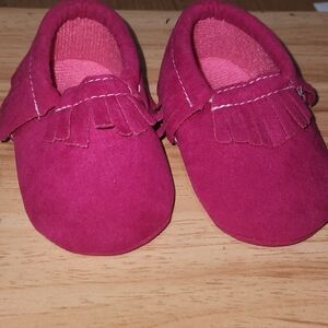 NEW Baby girl pink Moccasin's